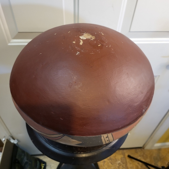 Vintage Southwestern Hand Made / Painted Pueblo Pottery 10"×12.5" - Picture 8 of 10